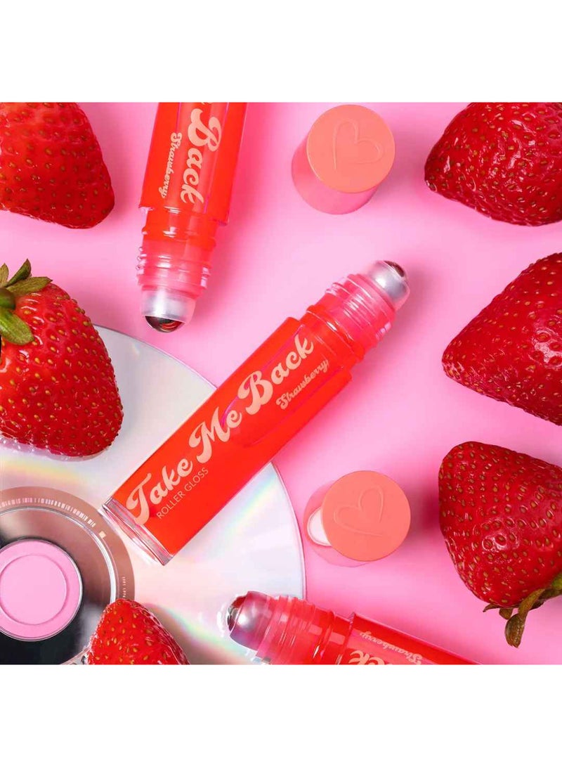 Beauty Creations Take Me Back Roller Gloss Refill-Strawberry - Image 3